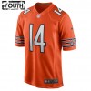 Camiseta Niño Chicago Bears Andy Dalton 14 Nike Anaranjado 2021 NFL Draft
